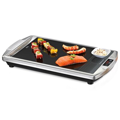 30 en  günstig Kaufen-Rommelsbacher CG 2308/TC Ceran-Grill Edelstahl-Gehäuse. Rommelsbacher CG 2308/TC Ceran-Grill Edelstahl-Gehäuse <![CDATA[• elektronische Regelung mit Touch Control • LED-Display, temperaturgenaue Überwachung, Anzeige der Ist-Temperatur • S