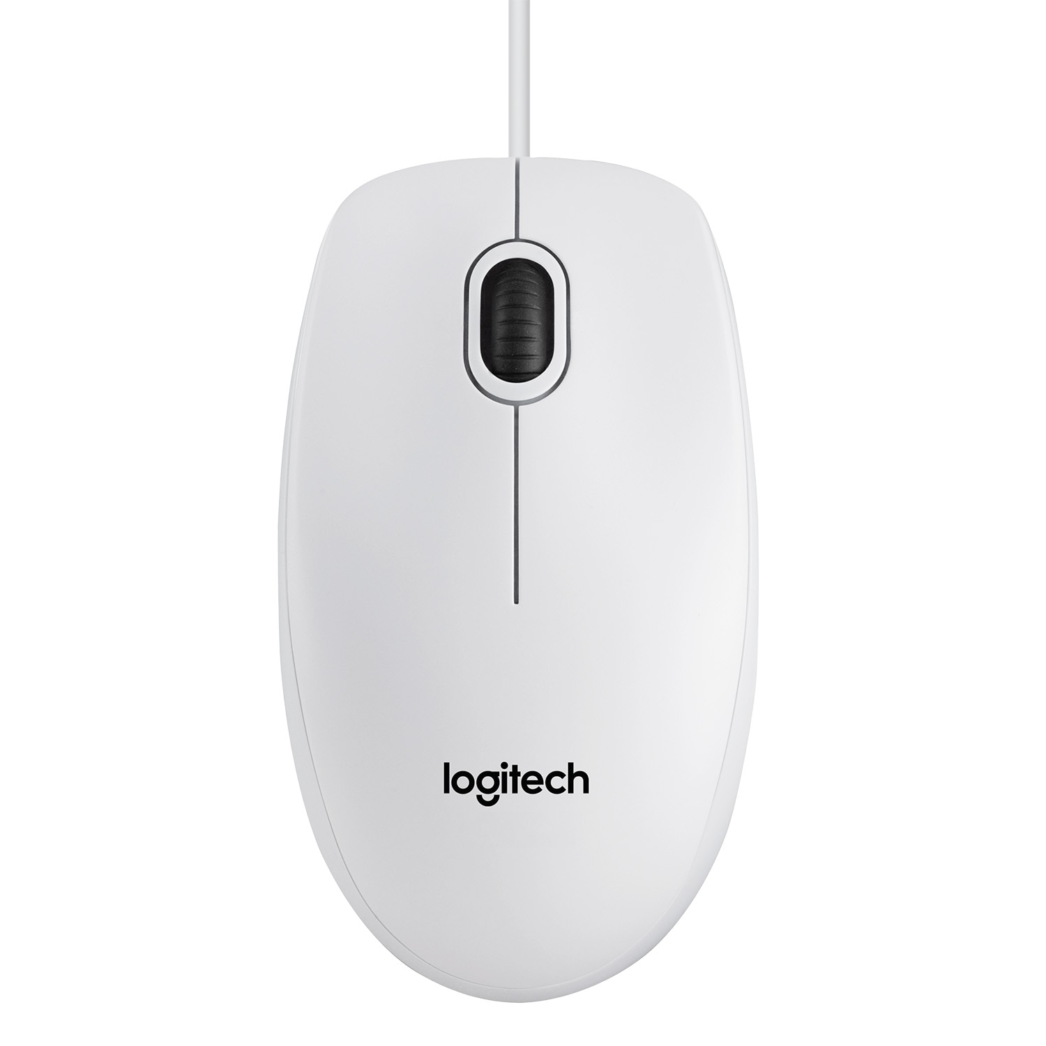 Logitech B100 Kabelgebundene Maus Wei&szlig; Bulk