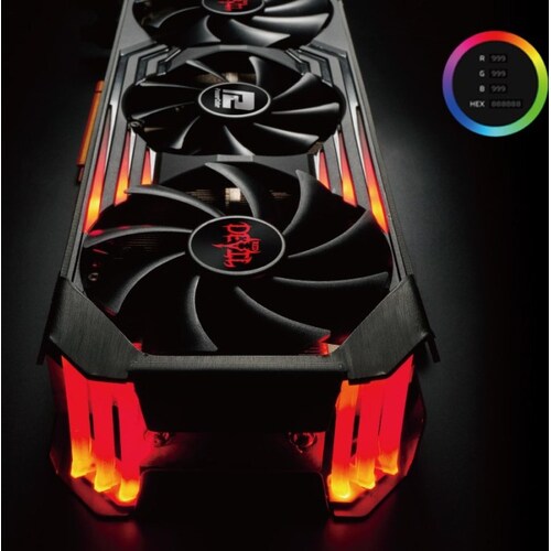 PowerColor AMD Radeon RX 6900 XT Red Devil 16GB GDDR6 Grafikkarte HDMI/3xDP