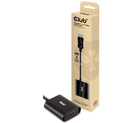 USB und günstig Kaufen-Club 3D DisplayPort™1.4 auf HDMI™ 4K120Hz HDR Aktiver Adapter St./B.. Club 3D DisplayPort™1.4 auf HDMI™ 4K120Hz HDR Aktiver Adapter St./B. <![CDATA[• Displayport-Adapter • Anschlüsse: Displayport und HDMI A, USB Typ C auf 