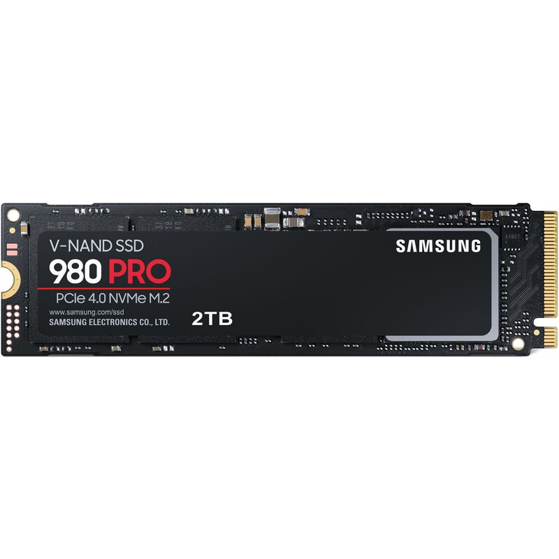 Samsung 980 PRO Interne NVMe SSD 2 TB M.2 2280 PCIe 4.0 3D-NAND TLC