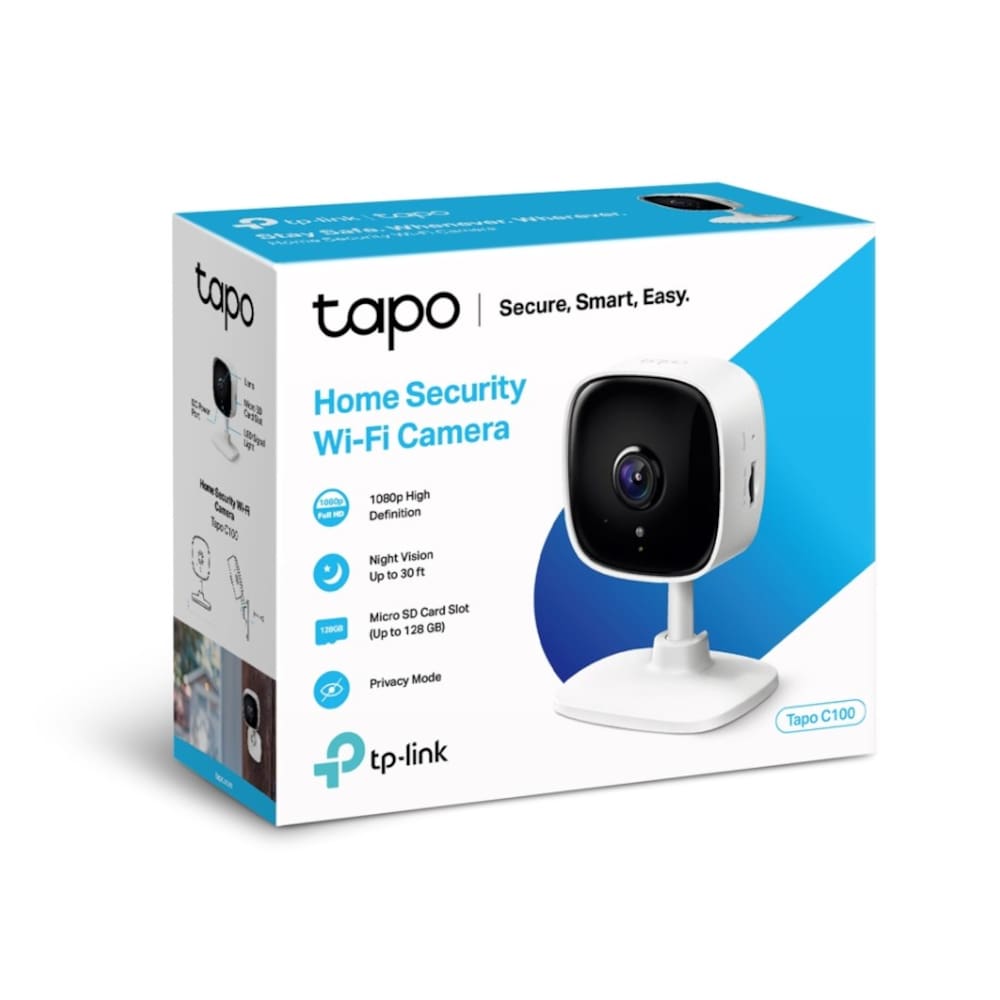 TP-LINK Tapo C100 - Netzwerk-Überwachungskamera - Farbe (Tag&amp;Nacht)