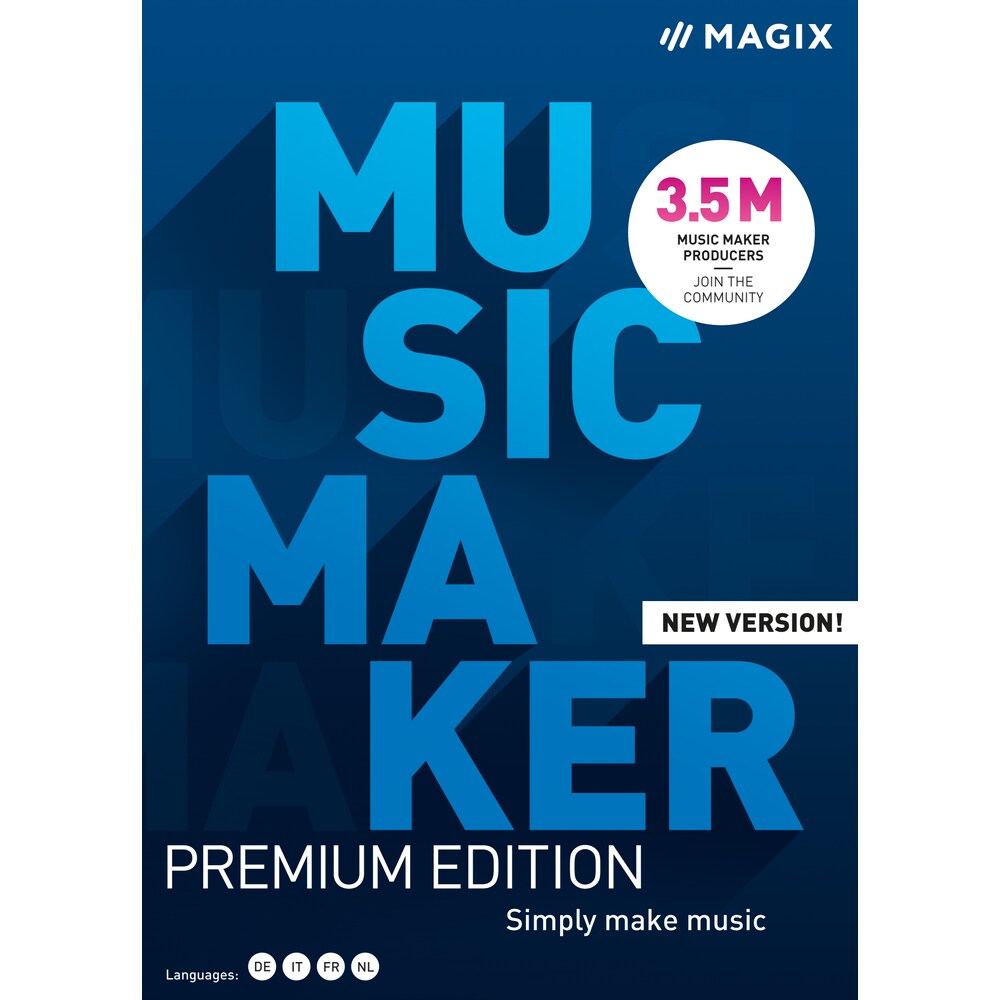 MAGIX Music Maker Premium Edition 2021 ESD DE