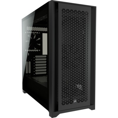 Gaming 5 günstig Kaufen-Corsair 5000D Airflow Midi Tower ATX Gaming Gehäuse schwarz TG Seitenfenster. Corsair 5000D Airflow Midi Tower ATX Gaming Gehäuse schwarz TG Seitenfenster <![CDATA[• ATX Gaming Gehäuse mit Glasseitenfenster • Schwarz, AirGuide Lüfter mit A