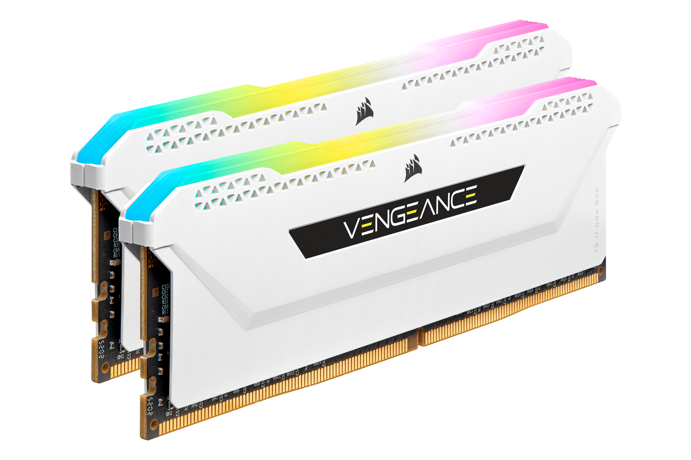 16GB (2x8GB) Corsair Vengeance RGB PRO SL DDR4-3600 RAM CL16 (18-22-22-42) Wei&szlig;