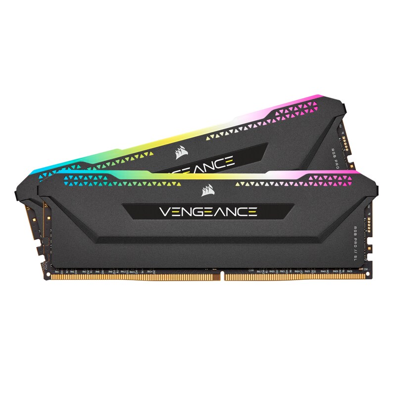 16GB (2x8GB) Corsair Vengeance RGB PRO SL DDR4-3600 RAM CL18 (18-22-22-42) AMD