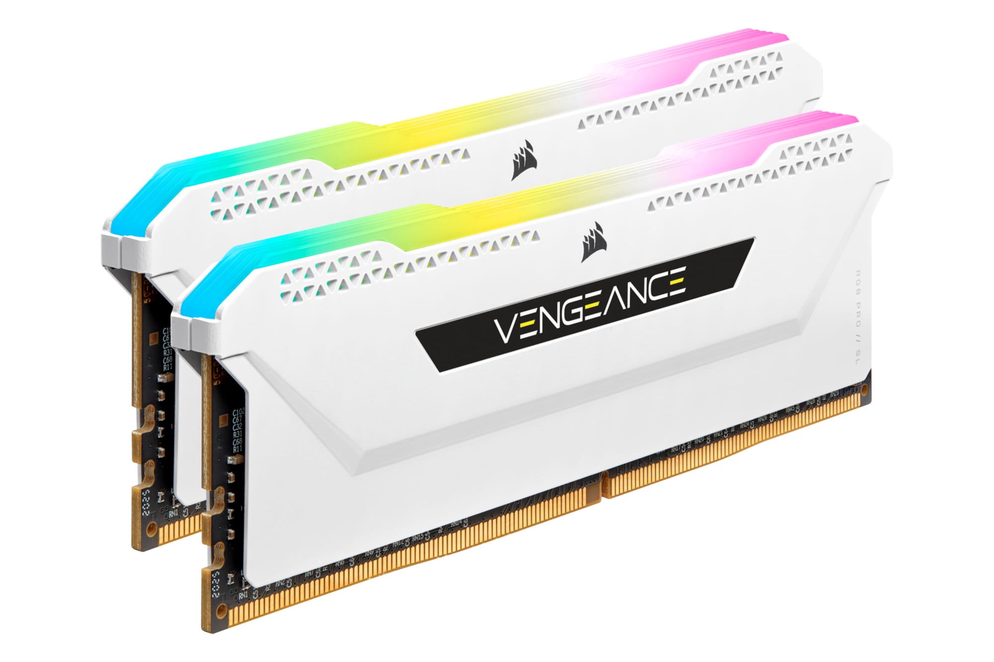 16GB (2x8GB) Corsair Vengeance RGB PRO SL DDR4-3600 RAM CL16 (18-22-22-42) Wei&szlig;