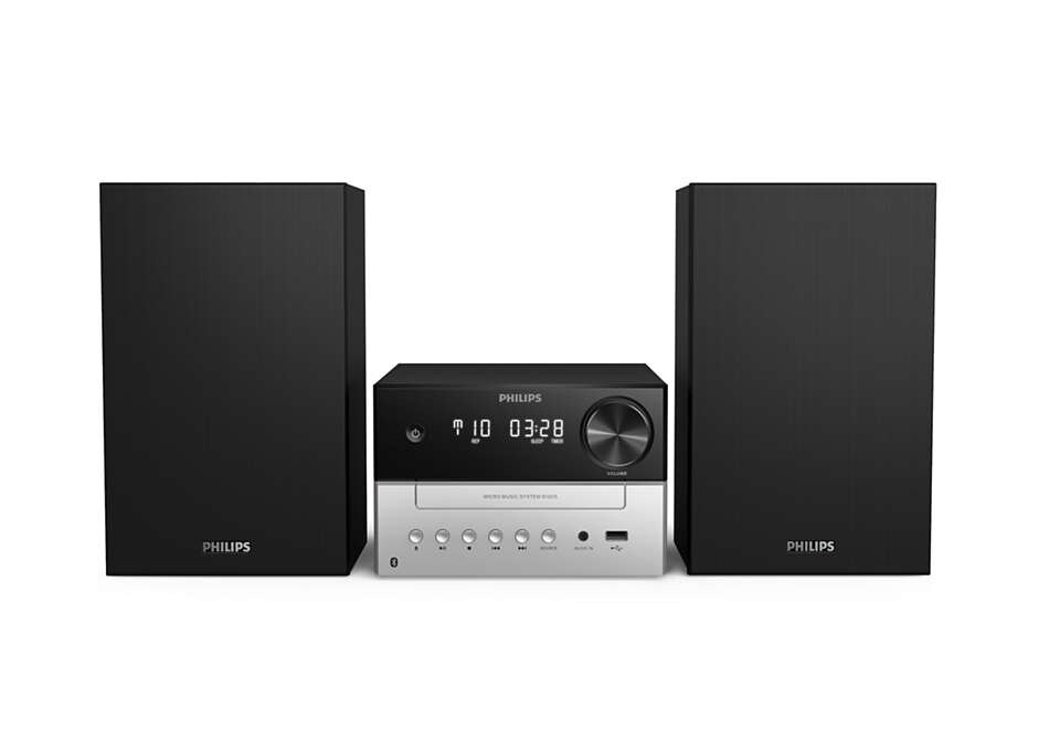 Philips TAM3205/12 Mini-Stereo-Anlage mit CD USB Bluetooth