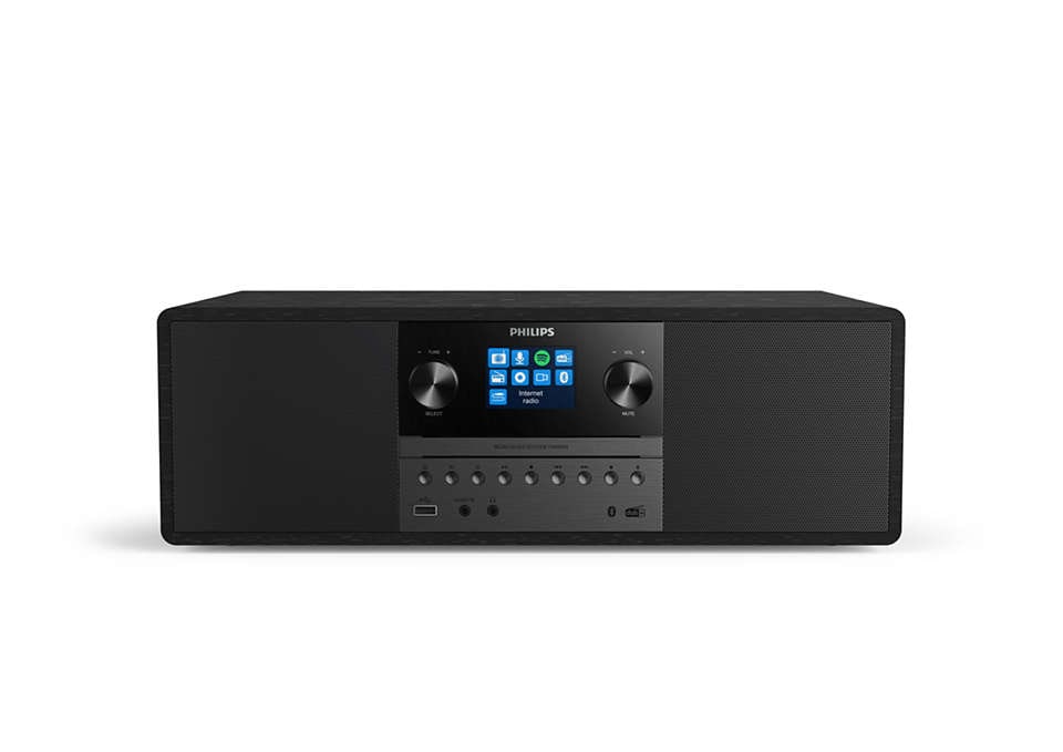 Philips TAM6805/10 DAB+ Mini-Stereo-Anlage WLAN CD USB Bluetooth