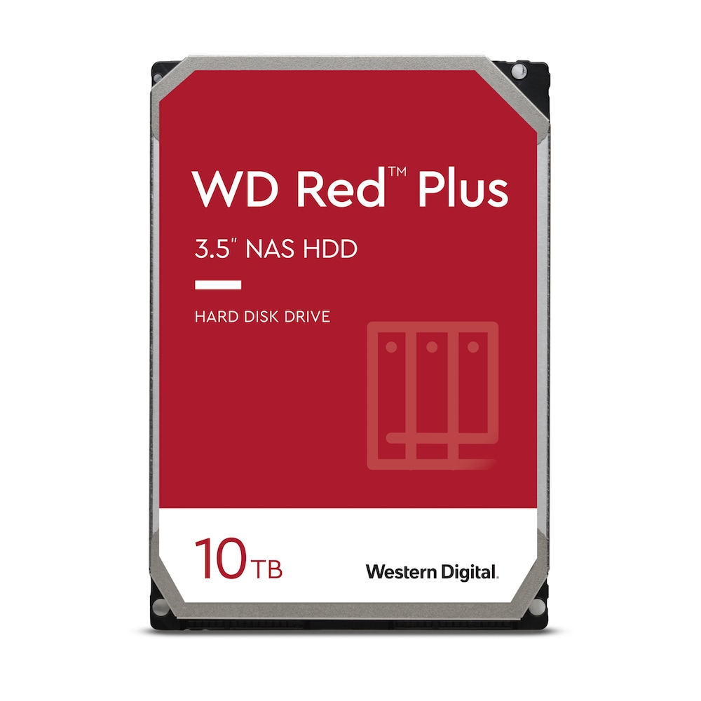 WD Red Plus WD101EFAX - 10 TB 5400 rpm 256 MB 3,5 Zoll SATA 6 Gbit/s