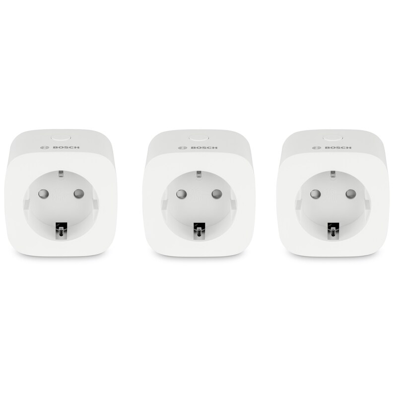 Bosch Smart Home Smart Plug - Zwischenstecker kompakt, 3er Pack