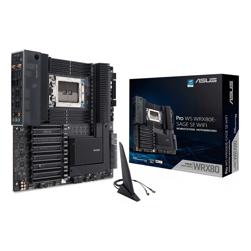 ASUS Pro WS WRX80E-SAGE SE WIFI Workstation Mainboard USB 3.2(C)