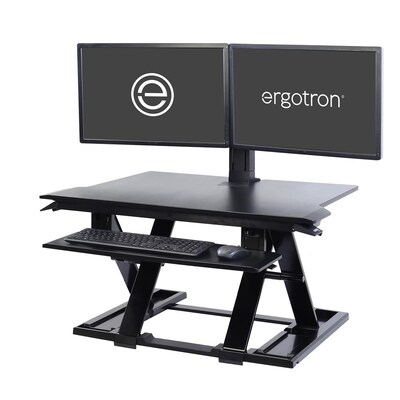 Satz 3 günstig Kaufen-Ergotron WorkFit-TX Ergonomischer Schreibtischaufsatz schwarz 33-467-921. Ergotron WorkFit-TX Ergonomischer Schreibtischaufsatz schwarz 33-467-921 <![CDATA[• Sitz-Steh-Schreibtisch-Arbeitsplatz • Eine Tischplatte wird schnell zu einem gesunden Sitz-St