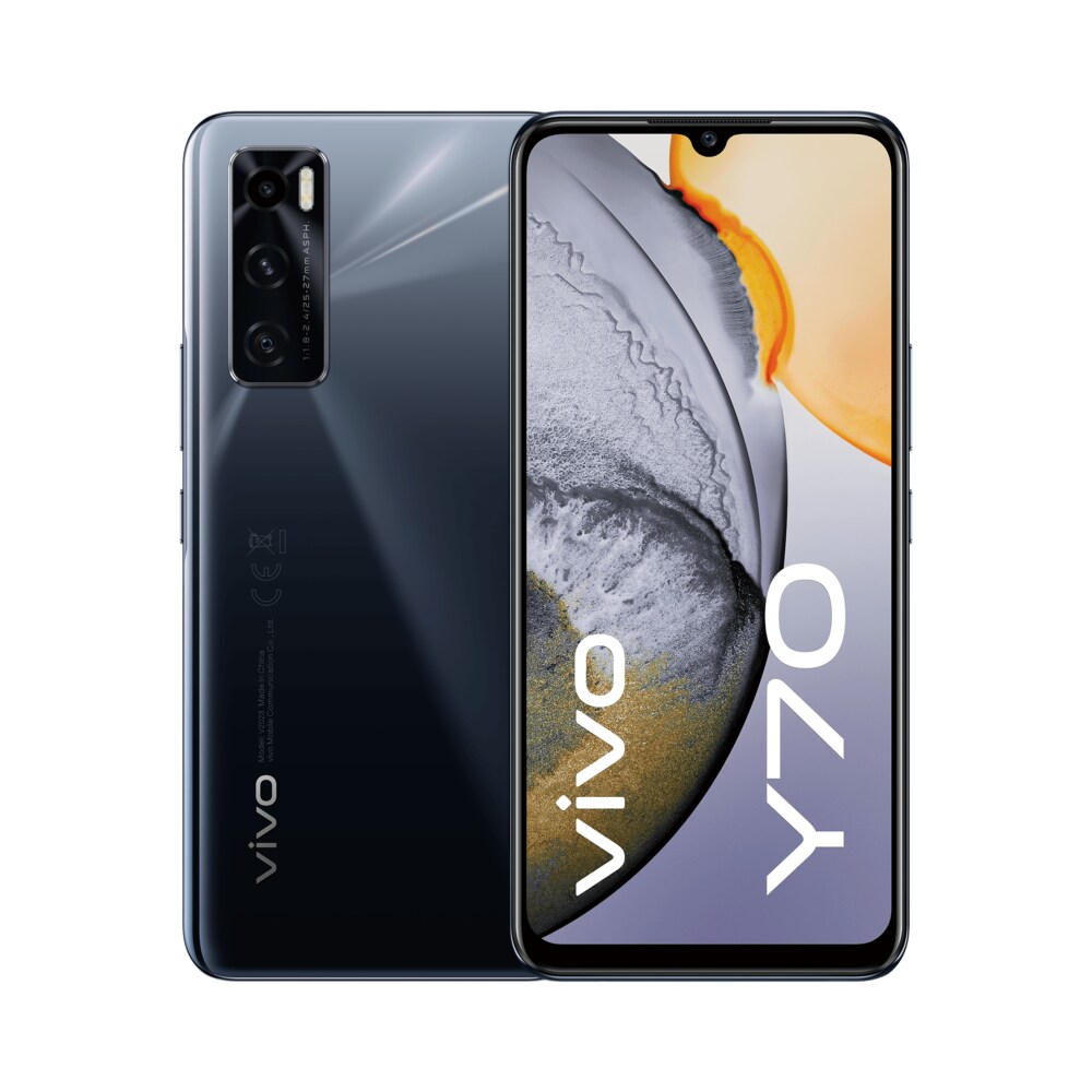 Vivo Y70 Smartphone 8/128GB gravity black Dual-SIM Android 10.0