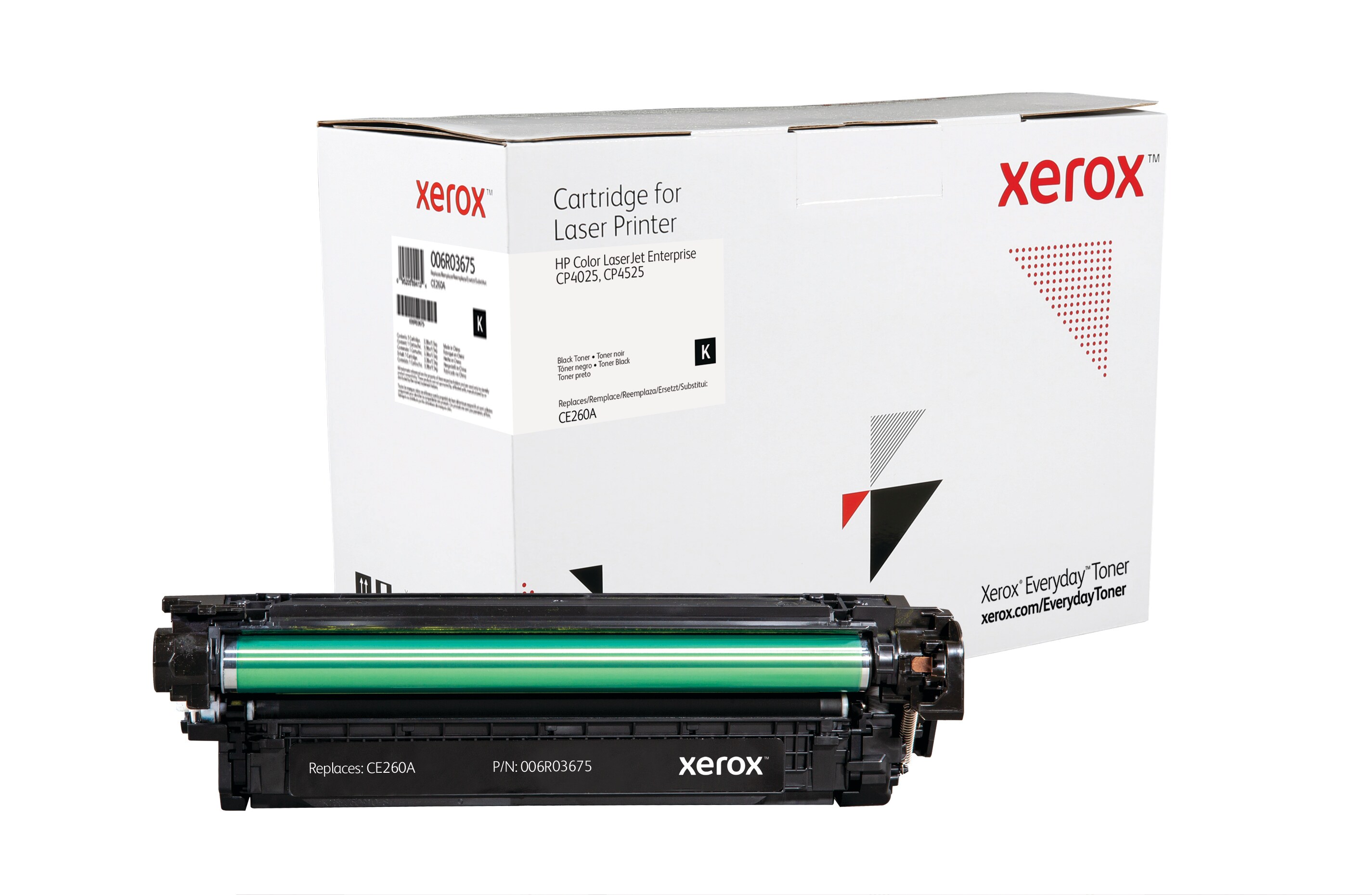 Xerox Everyday Alternativtoner f&uuml;r CE260A Schwarz f&uuml;r ca. 8500 Seiten