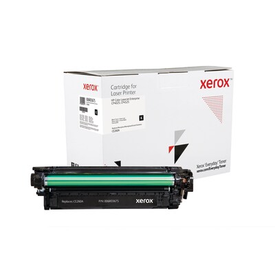 Kartusche schwarz günstig Kaufen-Xerox Everyday Alternativtoner für CE260A Schwarz für ca.  8500 Seiten. Xerox Everyday Alternativtoner für CE260A Schwarz für ca.  8500 Seiten <![CDATA[• Kompatible Tonerkartusche zu CE260A • Farbe: Schwarz • Reichweite: ca. 8.50