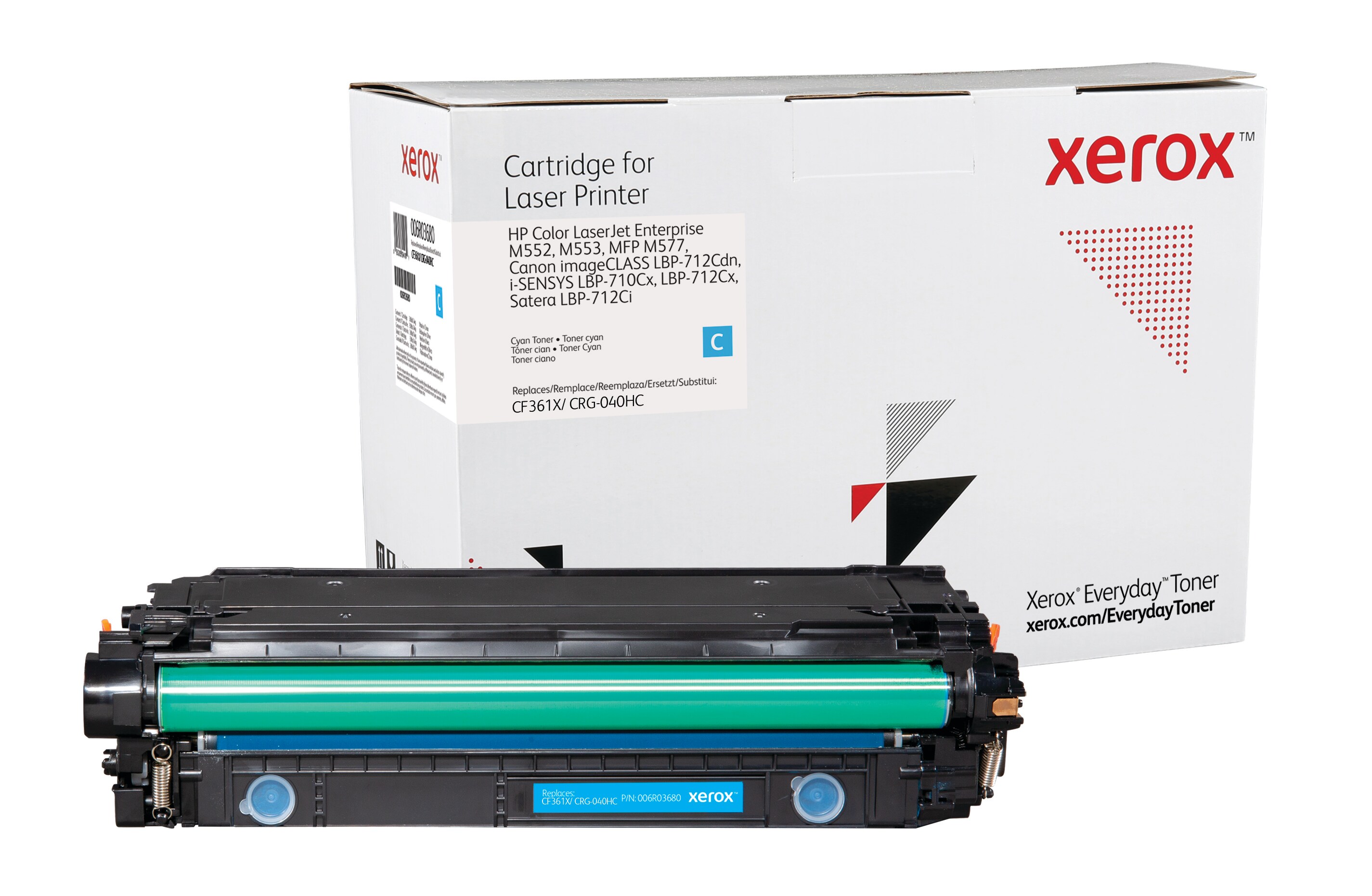 Xerox Everyday Alternativtoner f&uuml;r CF361X/ CRG-040HC Cyan f&uuml;r ca. 9500 Seiten