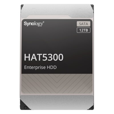 CD R günstig Kaufen-Synology HAT5300-12T - 12 TB 7200 rpm 256 MB 3,5 Zoll SATA 6 Gbit/s. Synology HAT5300-12T - 12 TB 7200 rpm 256 MB 3,5 Zoll SATA 6 Gbit/s <![CDATA[• 12 TB (256 MB Cache) • 7.200 U/min • 3,5 Zoll • SATA 6 Gbit/s • Enterprise: Serverlaufwerk, geeig