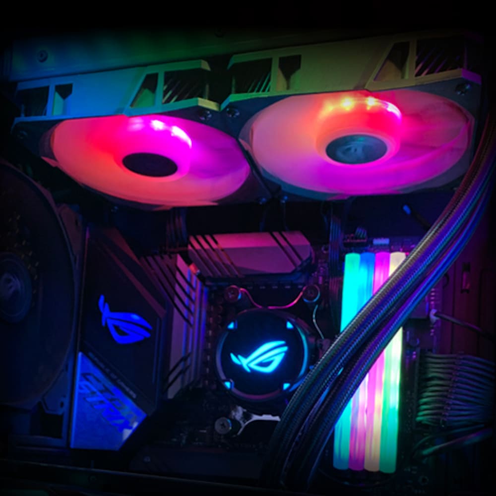 ASUS ROG Strix LC 120 RGB Komplettwasserkühlung für AMD und Intel CPUs