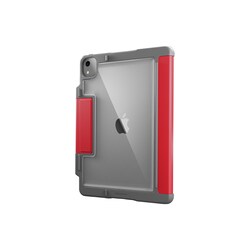 STM Dux Plus Case f&uuml;r Apple iPad Air 10,9&quot; (2020), rot/transparent