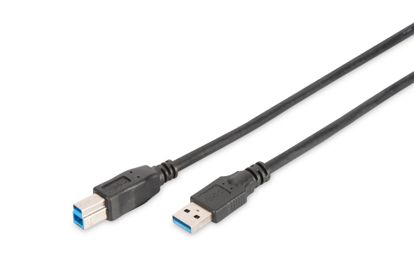 DIGITUS USB 3.0 Anschlusskabel 1,8m Typ A - B St/St, schwarz