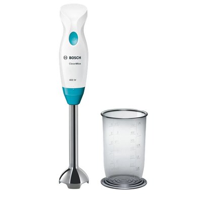 M2 x günstig Kaufen-Bosch MSM2410DW Stabmixer CleverMixx Fun 400 W Weiß. Bosch MSM2410DW Stabmixer CleverMixx Fun 400 W Weiß <![CDATA[• 400 Watt • Mixfuß aus Metall mit Spritzschutz • Abnehmbare Teile spülmaschinenfest]]>. 