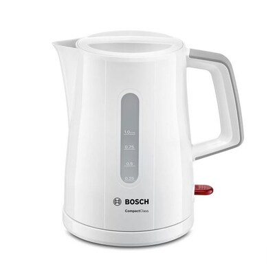 Bosch  TWK3A051 Wasserkocher, CompactClass, kabellos 1,0 l, 2.400W, weiss | 04242002855844
