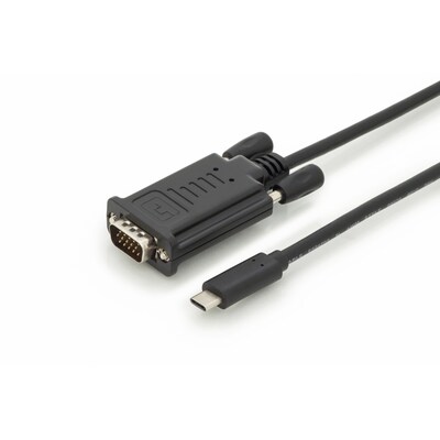 DIGITUS USB Type-C™ Adapter- / Konverterkabel, Type-C™ auf VGA 2,0m