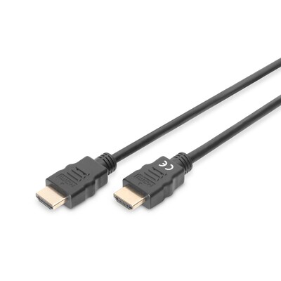 HDMI ZU günstig Kaufen-DIGITUS HDMI High Speed mit Ethernet Anschlusskabel 1,0m. DIGITUS HDMI High Speed mit Ethernet Anschlusskabel 1,0m <![CDATA[• HDMI-Kabel • Anschlüsse: HDMI A und HDMI A • Farbe: schwarz, Länge: 1,0m • Multi Stream Audio/Video Unterstützung • 