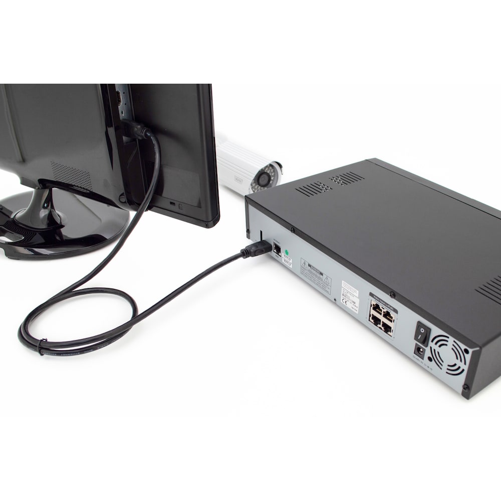 DIGITUS HDMI High Speed mit Ethernet Anschlusskabel 1,0m