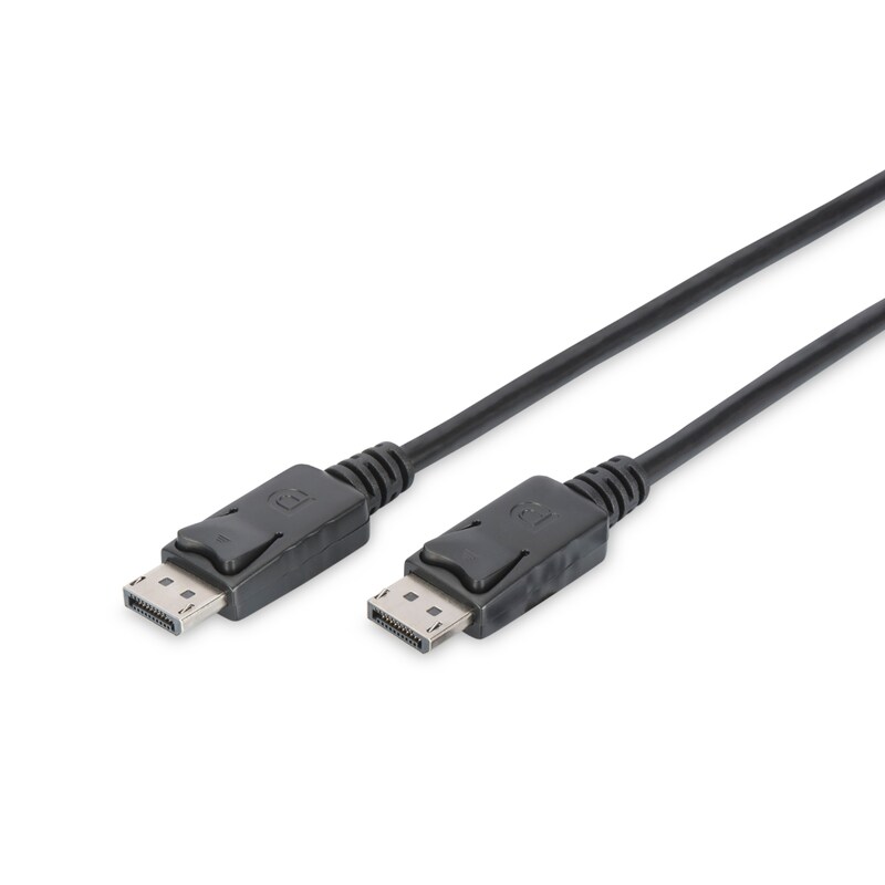 HD IG günstig Kaufen-DIGITUS DisplayPort Anschlusskabel DP 2m UHD 4K St./St. schwarz. DIGITUS DisplayPort Anschlusskabel DP 2m UHD 4K St./St. schwarz <![CDATA[• Displayport-Kabel • Anschlüsse: Displayport und Displayport • Farbe: schwarz, Länge: 2,0m • Anschlüsse: 2x DP, Stec
