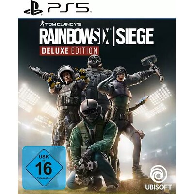 Einstufung in günstig Kaufen-Rainbow Six Siege Deluxe Edition - PS5. Rainbow Six Siege Deluxe Edition - PS5 <![CDATA[• Plattform: Playstation 5 • Genre: Shooter • USK-Einstufung: Freigegeben ab 16 Jahren • Release: 18.03.2021]]>. 