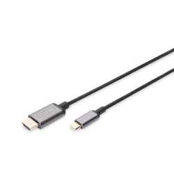 DIGITUS USB-C&trade; - HDMI&reg; Video-Adapterkabel, UHD 4K / 30 Hz