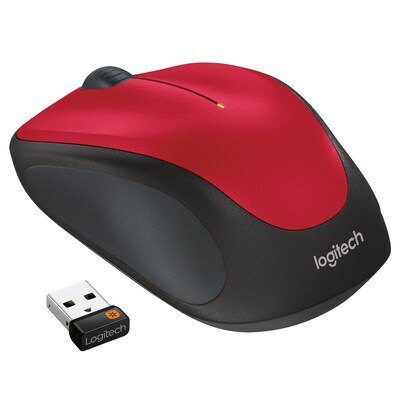 unterwegs günstig Kaufen-Logitech M235 Kabellose Maus Rot. Logitech M235 Kabellose Maus Rot <![CDATA[• Anwendungsbereich: Unterwegs, 3 Tasten • Kabellos, 10 m Reichweite • Sensortechnologie: Advanced Optical Tracking • Rot, 131g • PC/ Notebook, Mac, Linux Kernel 2.6, Un