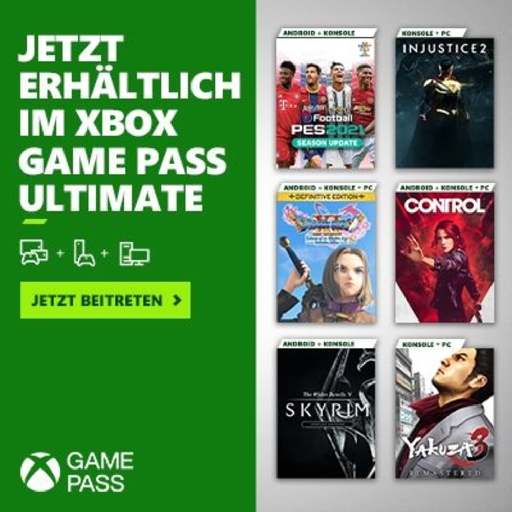 Microsoft Xbox Series S 512GB inkl. Game Pass Ultimate 1 Monat DE