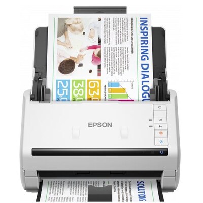 for HR günstig Kaufen-EPSON WorkForce DS-530II Dokumentenscanner Duplex ADF USB. EPSON WorkForce DS-530II Dokumentenscanner Duplex ADF USB <![CDATA[• Einzelblattscanner DIN A4 • Epson Epson Scan-2.0-Software: Schräglagenkorrektur, automat. Drehen • Flexible Anschlüsse: