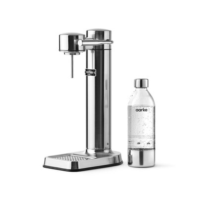 Image of Aarke Carbonator 3 Trinkwassersprudler Polished Steel mit Flasche