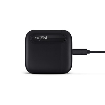 USB C  günstig Kaufen-Crucial X6 Portable SSD 2 TB USB3.1 Gen2 Typ-C. Crucial X6 Portable SSD 2 TB USB3.1 Gen2 Typ-C <![CDATA[• 2 TB, portable NVMe SSD • Maximale Lesegeschwindigkeit: 800 MB/s • ideal für 4K UHD Videos, hochauflösende Fotos oder große Grafikdateien 