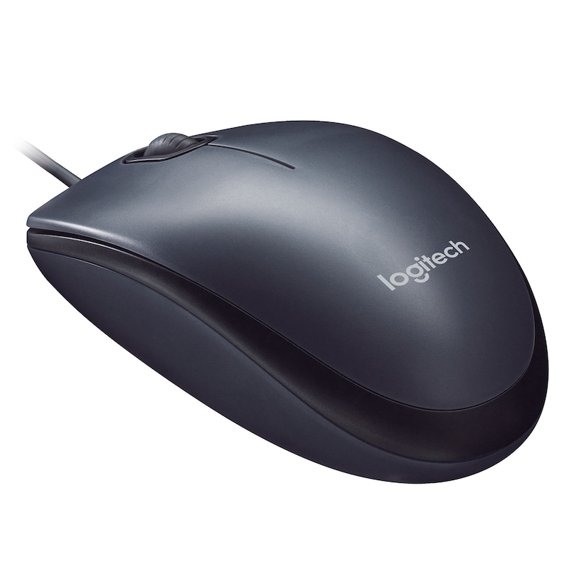 Logitech M90 Kabelgebundene Maus Schwarz