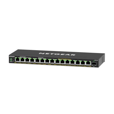 All Is günstig Kaufen-Netgear GS316EP 15x Gigabit Switch 10/100/1000MBit Metallgehäuse 180W PoE. Netgear GS316EP 15x Gigabit Switch 10/100/1000MBit Metallgehäuse 180W PoE <![CDATA[• 15x 10/100/1000 Mbit Gigabit Ethernet PoE 1x SFP • Lüfterloses Design für leise