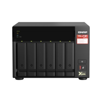 AM 2 günstig Kaufen-QNAP TS-673A-8G NAS System 6-Bay. QNAP TS-673A-8G NAS System 6-Bay <![CDATA[• 2,2 GHz AMD Ryzen V1500B 4-Kern-Prozessor • 8GB DDR4 RAM • 6x 2,5