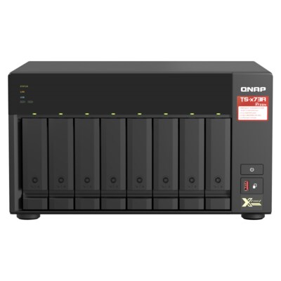 auf USB günstig Kaufen-QNAP TS-873A-8G NAS System 8-Bay. QNAP TS-873A-8G NAS System 8-Bay <![CDATA[• 2,2 GHz AMD Ryzen V1500B 4-Kern-Prozessor • 8GB DDR4 RAM • 8x 2,5