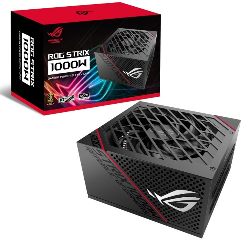 ASUS ROG Strix 1000G Gaming Netzteil, 80+ Gold, Modular, 135 mm Lüfter