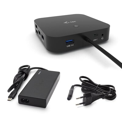 USB Y günstig Kaufen-i-tec USB-C Dual Display Docking Station PD 65W + Universal Charger 77W. i-tec USB-C Dual Display Docking Station PD 65W + Universal Charger 77W <![CDATA[• USB-C Dual Display Docking Station PD 65W • zwei DisplayPort-Anschlüsse • bis zu zwei extern