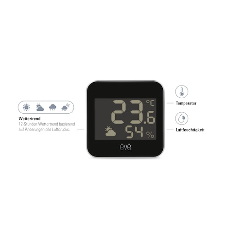 Eve Weather - Smarte Wetterstation mit Apple HomeKit-Technologie