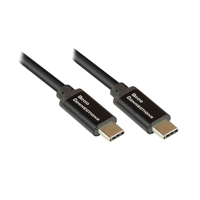 Good Connections USB2.0 Kabel 1m USB-C St./St. SmartFLEX PD schwarz