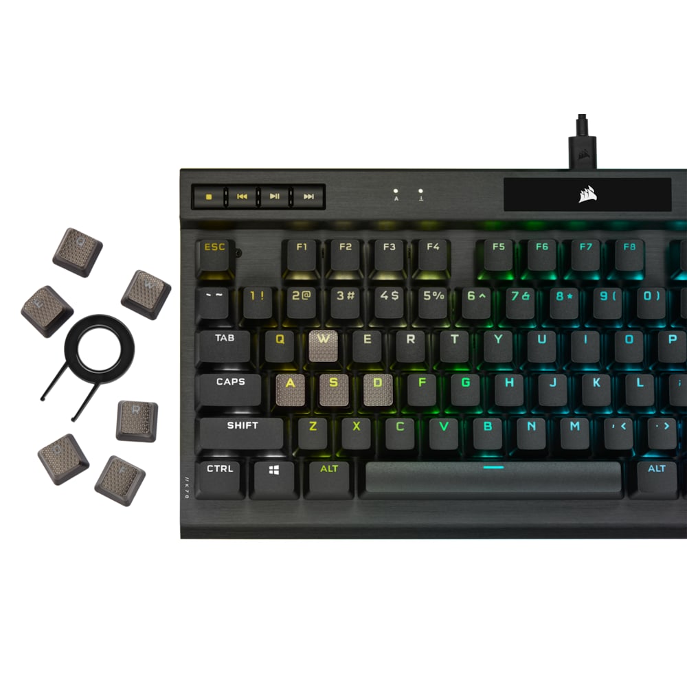Corsair K70 RGB TKL Mechanische Kabelgebundene Gaming Tastatur Cherry MX Speed
