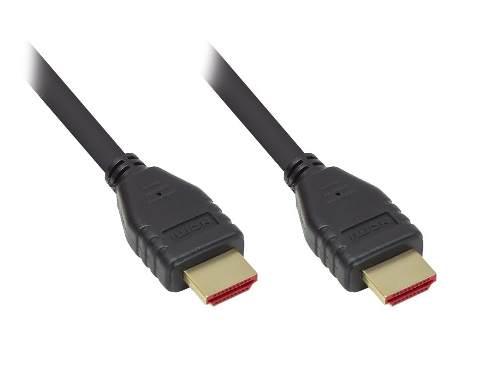 Good Connections HDMI 2.1 Kabel 8K @ 60Hz Kupfer schwarz 0,5m