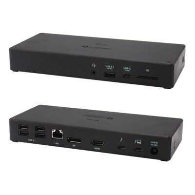 Thunderbolt Docking günstig Kaufen-i-tec Thunderbolt 3 3x Display Docking Station + PD 96W. i-tec Thunderbolt 3 3x Display Docking Station + PD 96W <![CDATA[• Thunderbolt 3 3x Display Docking Station • Power Delivery: 96 W • bis zu drei externe 4K-Bildschirme • LxBxH: x x mm]]>. 