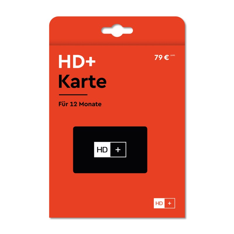 HD+ Karte inkl. 12 Monate HD+ Empfang